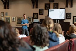 Students in a classroom