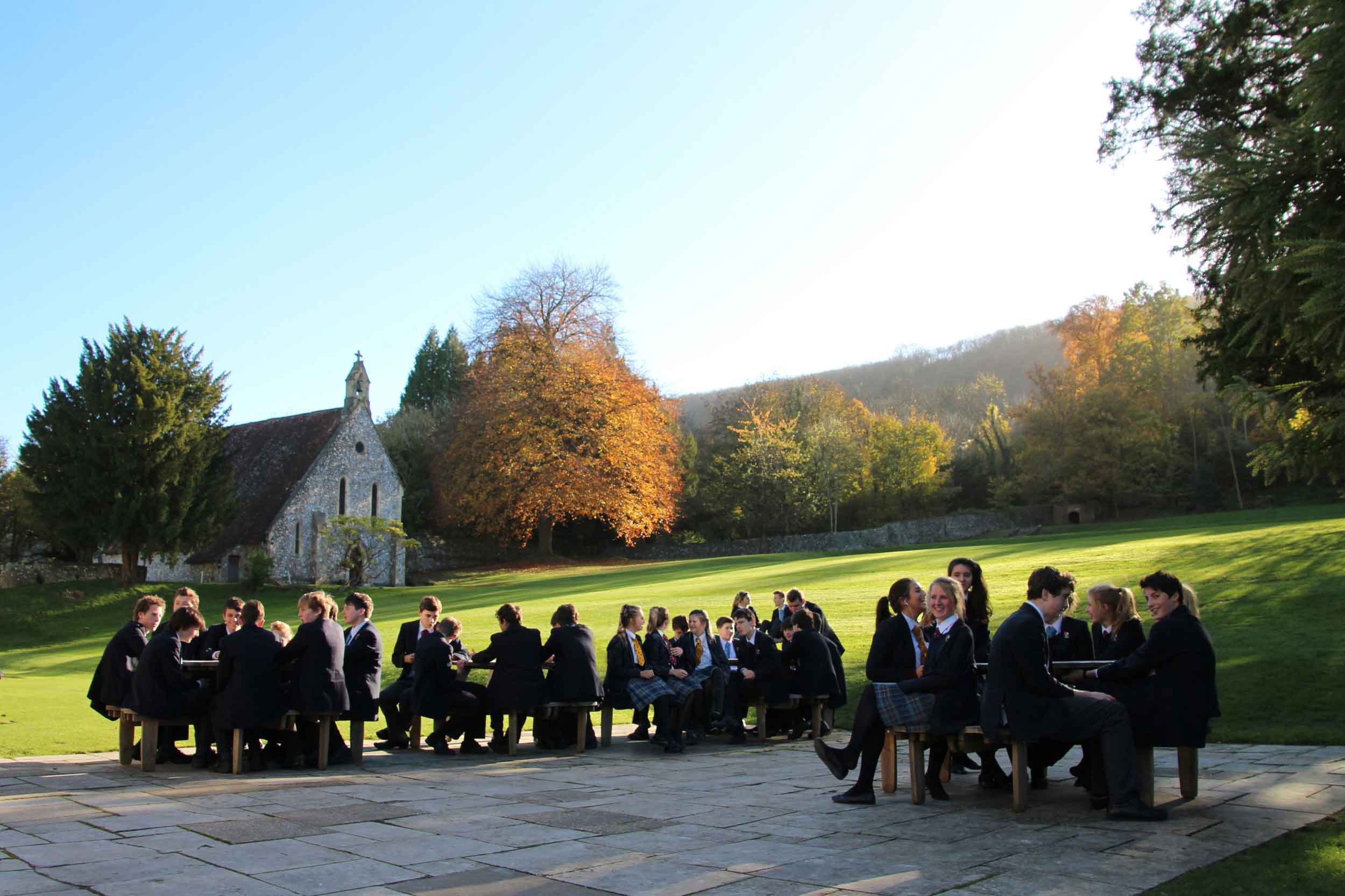 Seaford College students