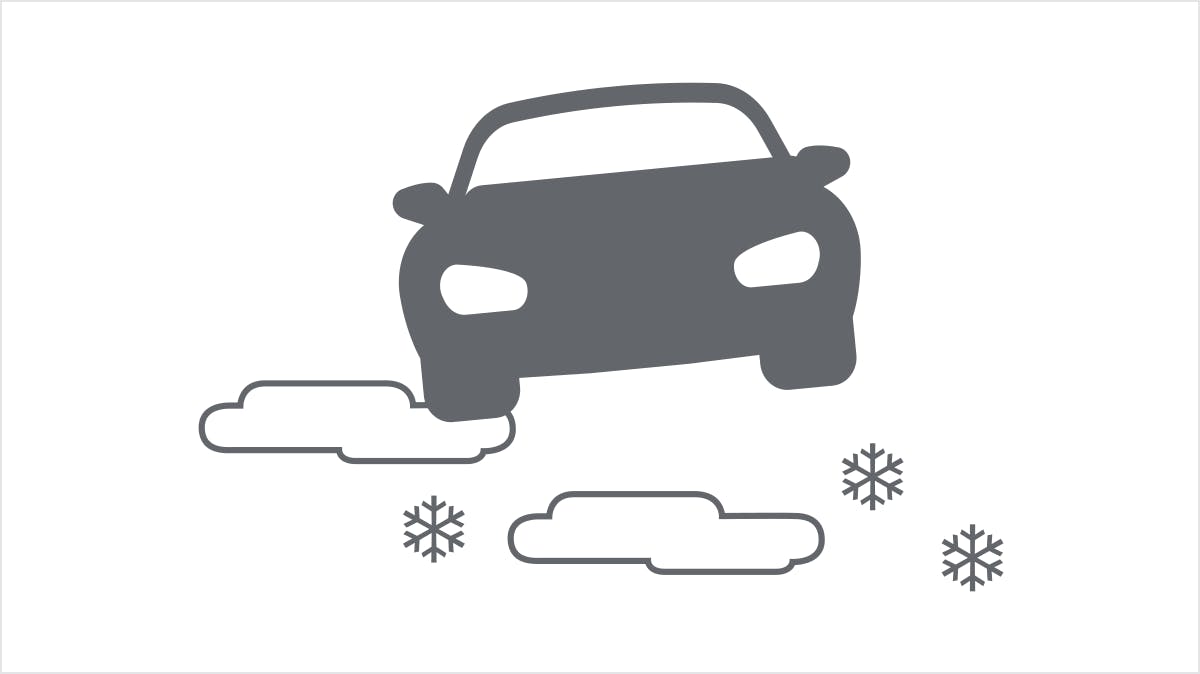 Stay alert while driving. Small patches of ice can be on the roads.