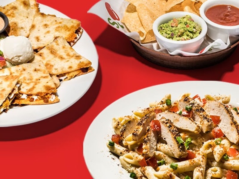 chili's 2 for 20 menu items