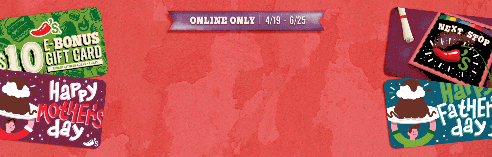 Chili's Restaurant Gift Cards | Egift Cards Online | Chilis.com