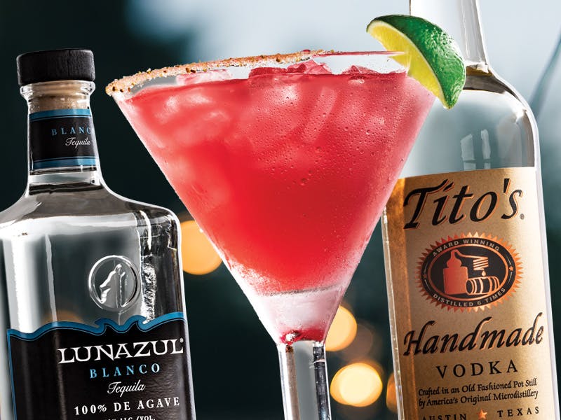 Tito's CosmoRita Chili's Margarita of the Month August