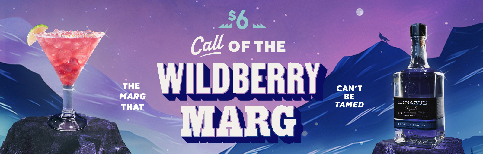 Call of the Wildberry Marg Chili's Margarita of the Month November