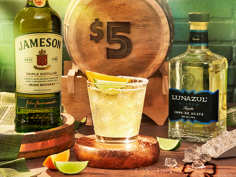 The Lucky Jameson Chili's Margarita of the Month March