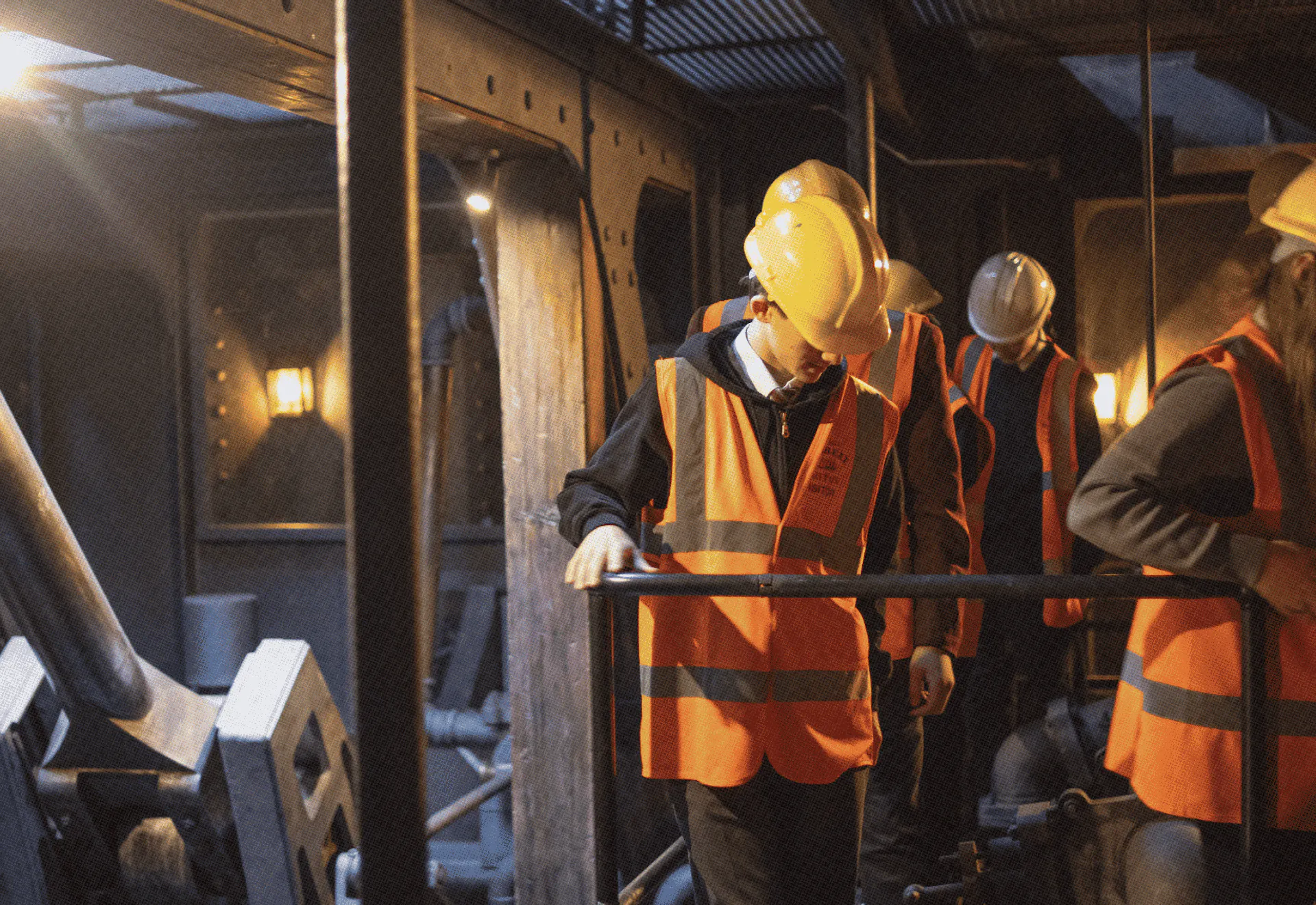 Future Brunels sponsored tour of the engine room at Bristol Dockyards 