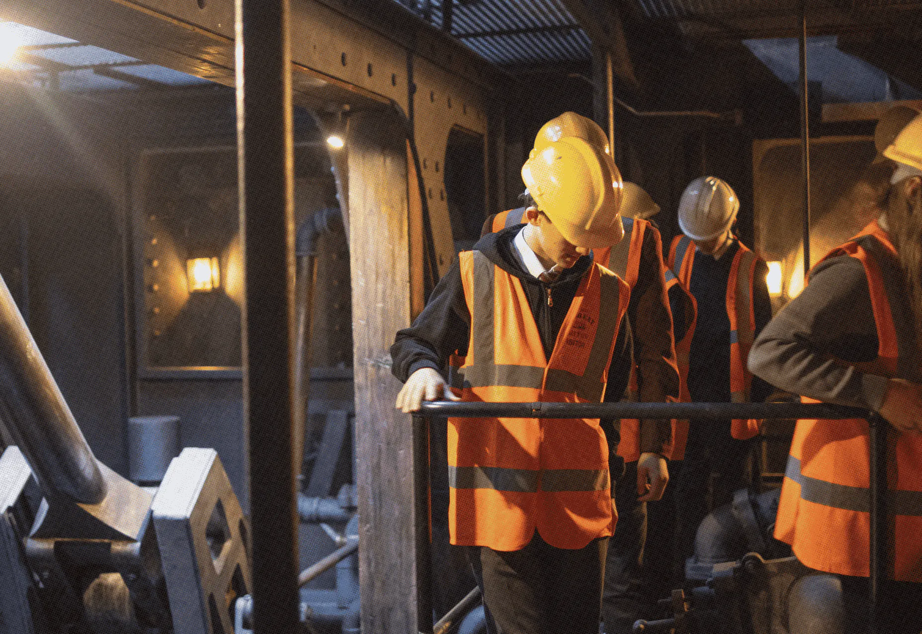Future Brunels sponsored tour of the engine room at Bristol Dockyards