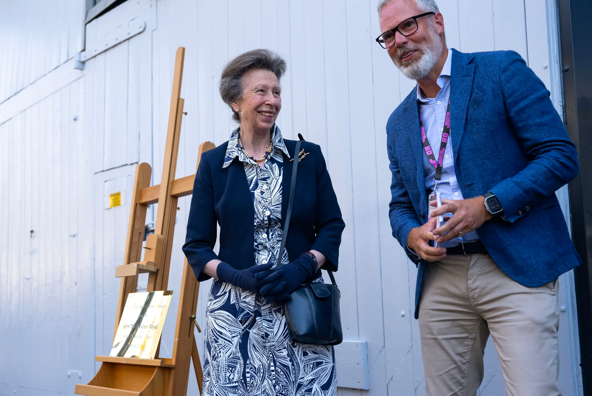 Matthew Jones: Chair of Trustees with HRH Princess Anne