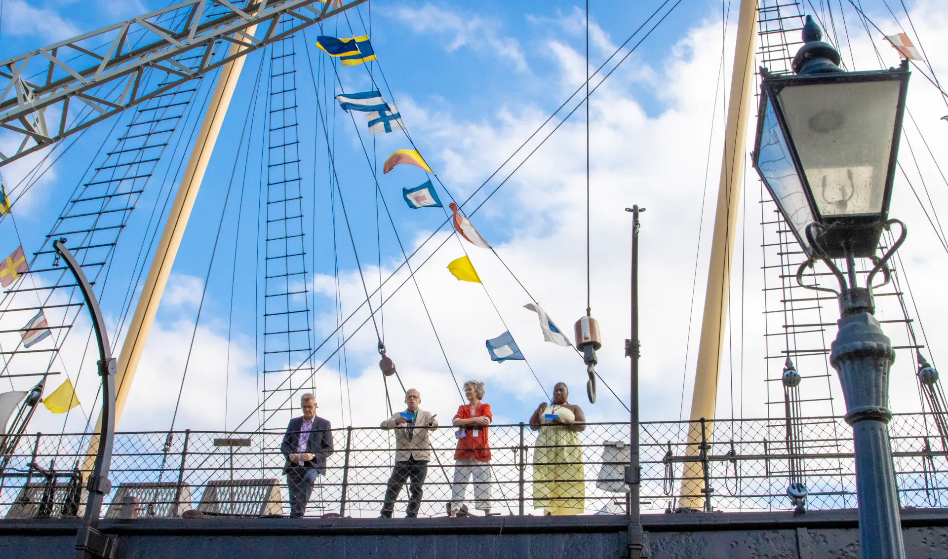 Museum preview event at Bristol Dockyards
