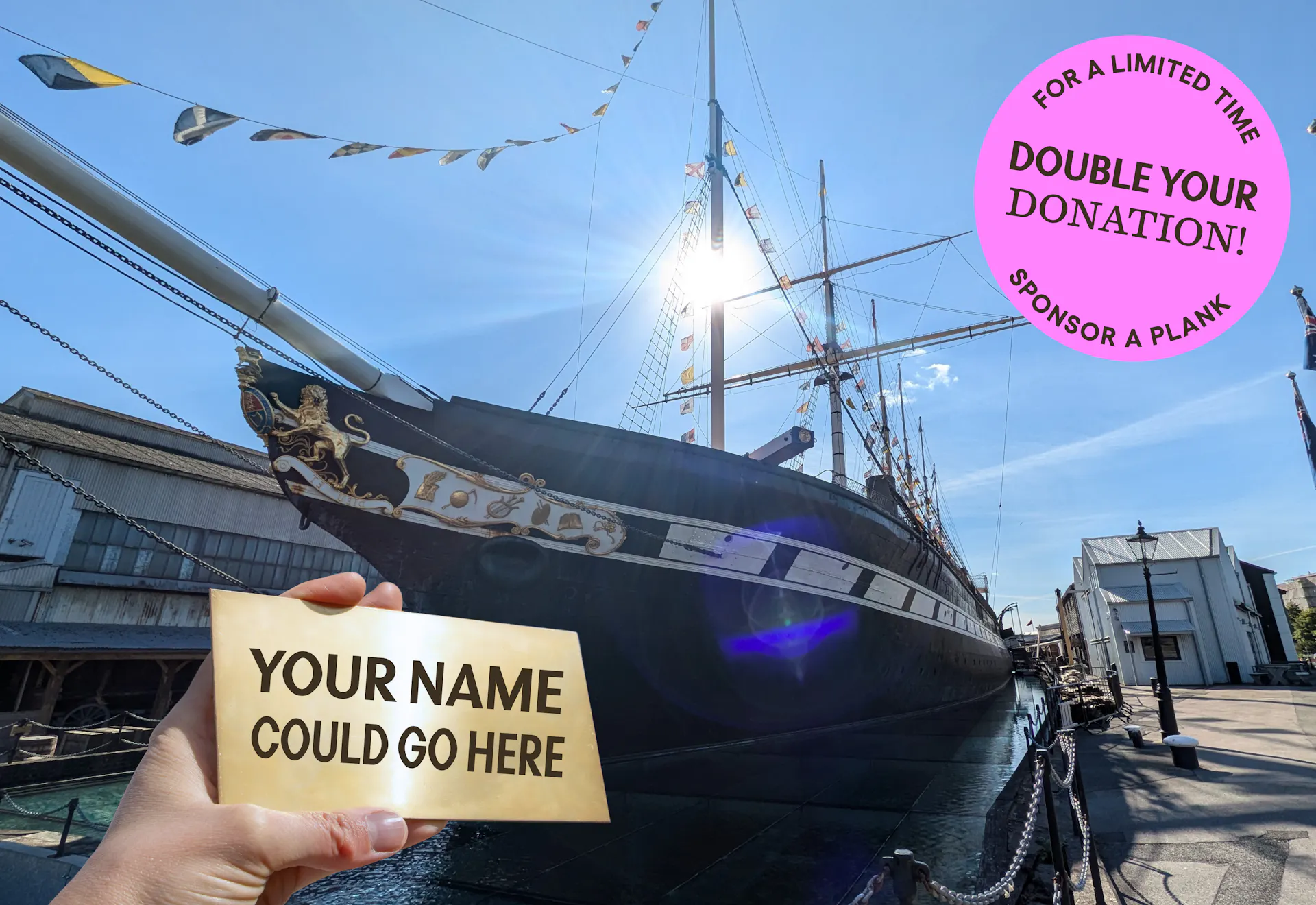 Sponsor a plank in the heart of our new museum and double your impact!