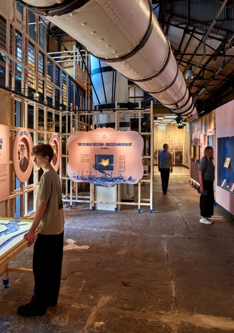 Inside the new SS Great Britain Experience Museum at Bristol Dockyards