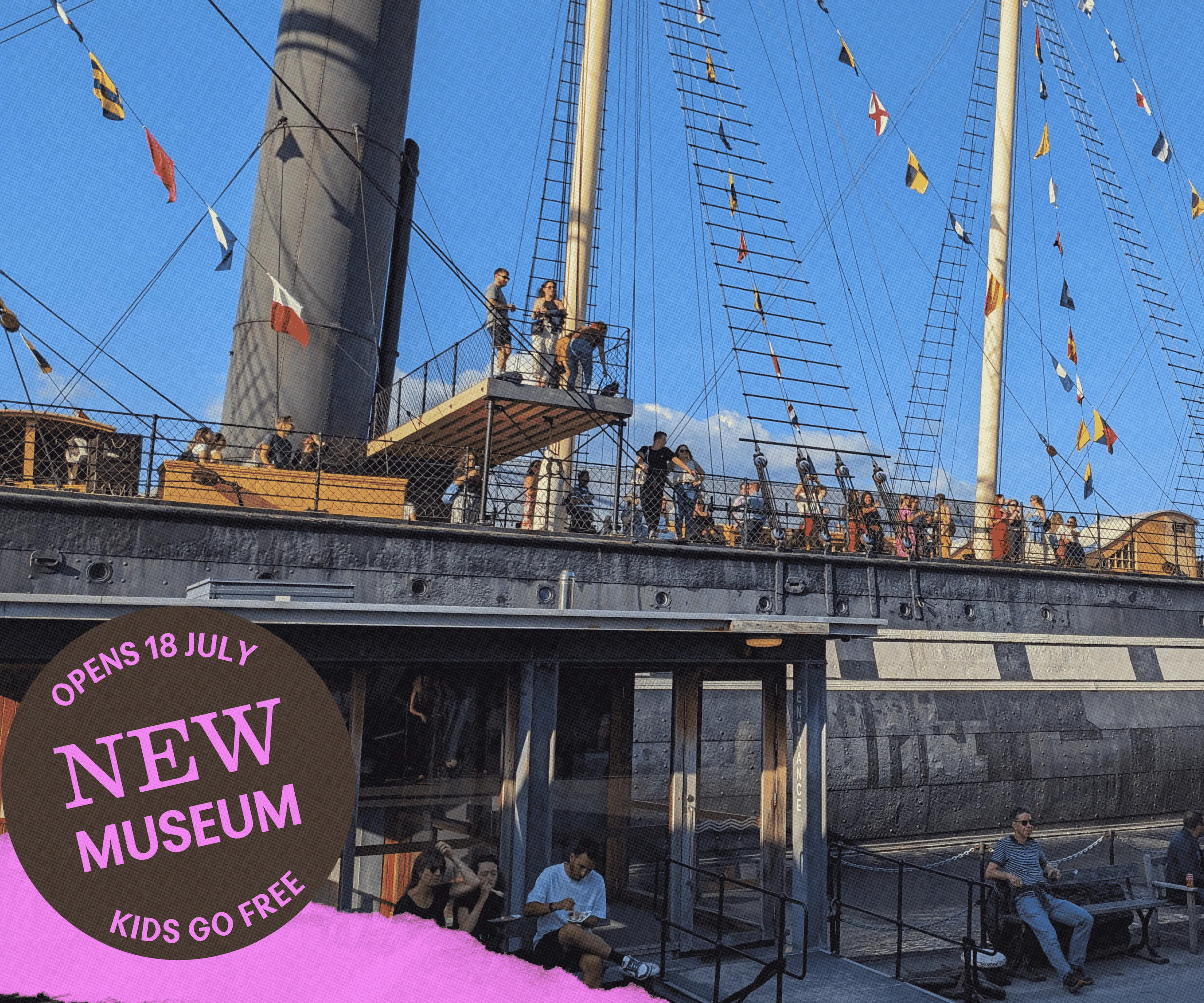 Summer at Bristol Dockyards by the SS Great Britain