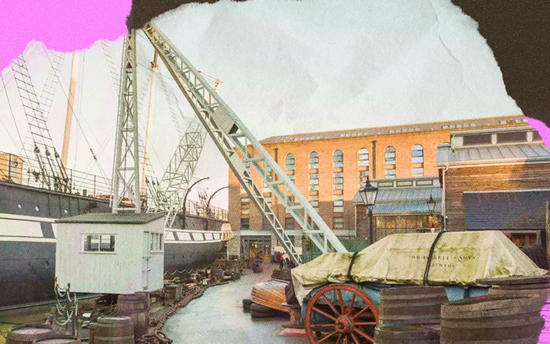 Historic Dockyard collage at Bristol Dockyards