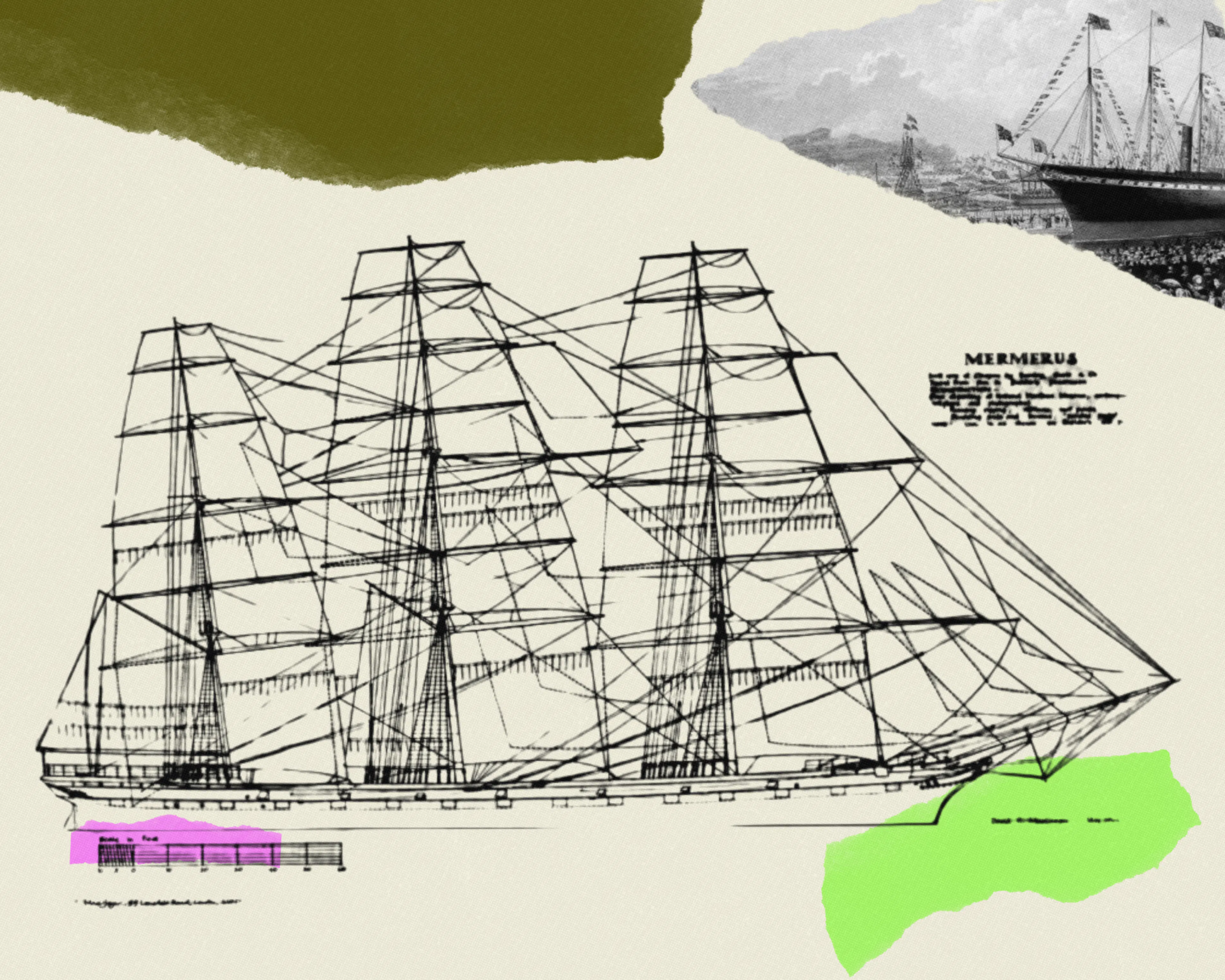 Bristol Dockyards Ship Plans Graphic