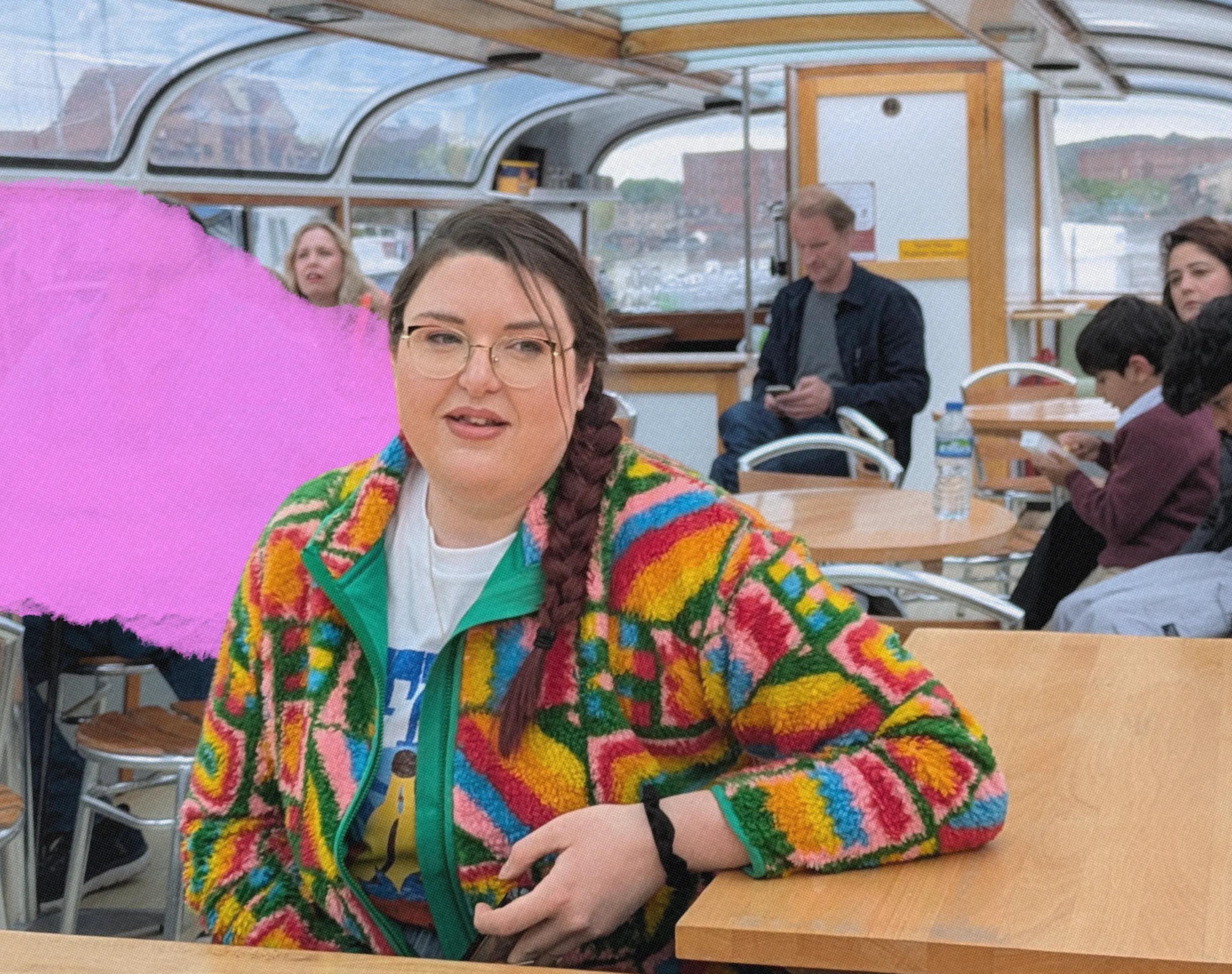 Visitors on a boat on the way to Bristol Dockyards