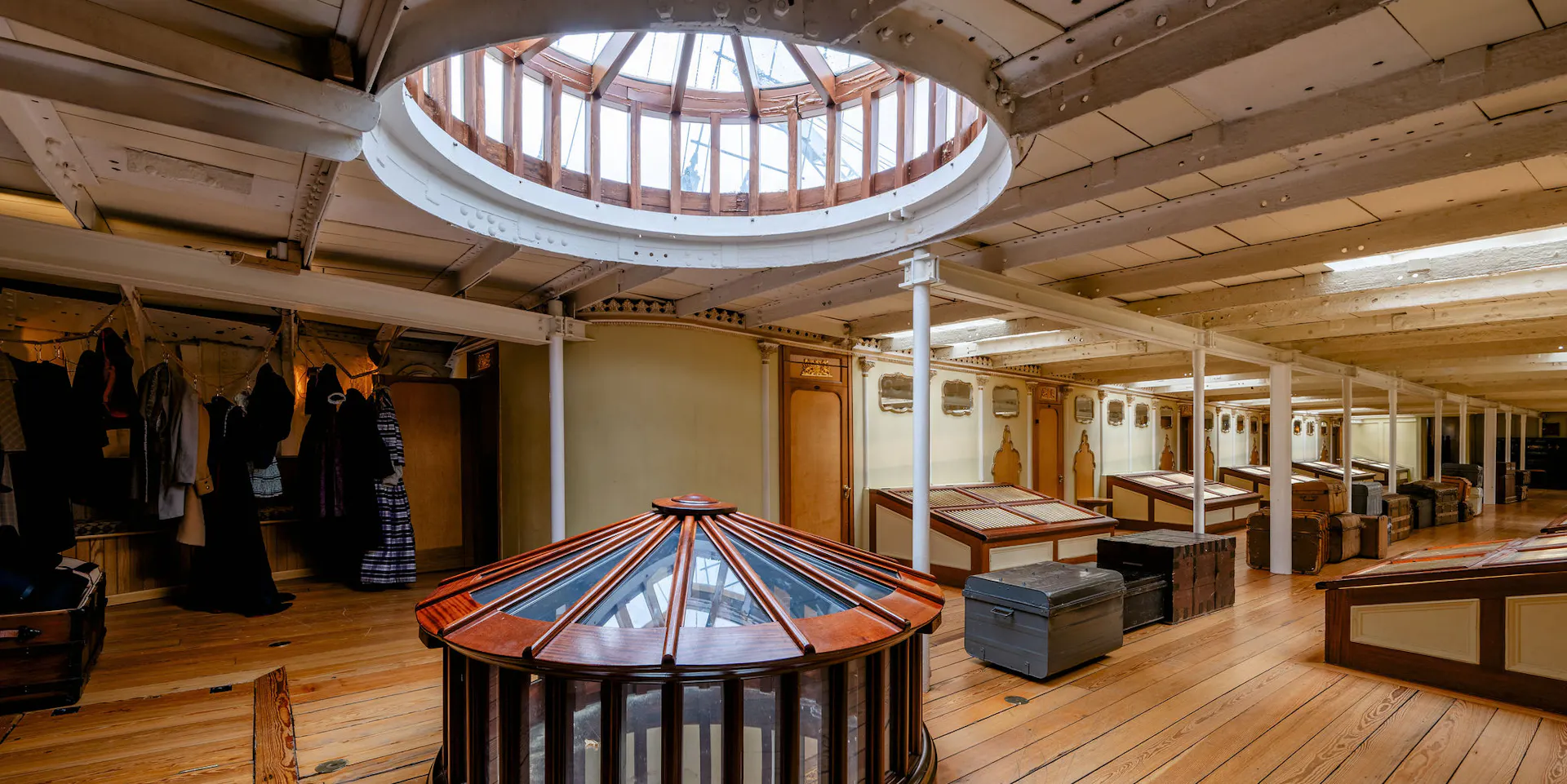 Bristol Dockyards Promenade Deck aboard the SS Great Britain