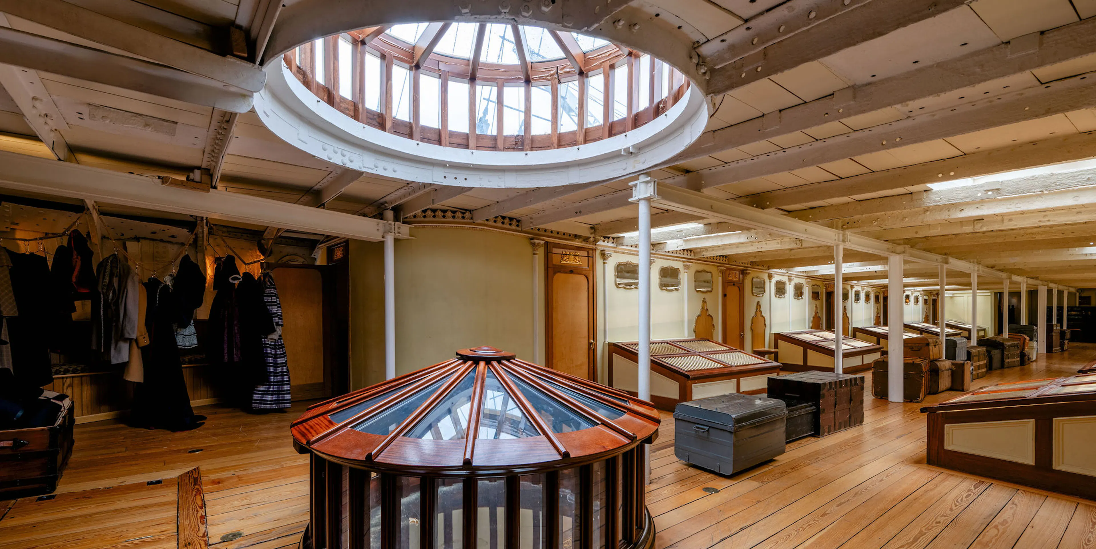 Bristol Dockyards Promenade Deck aboard the SS Great Britain