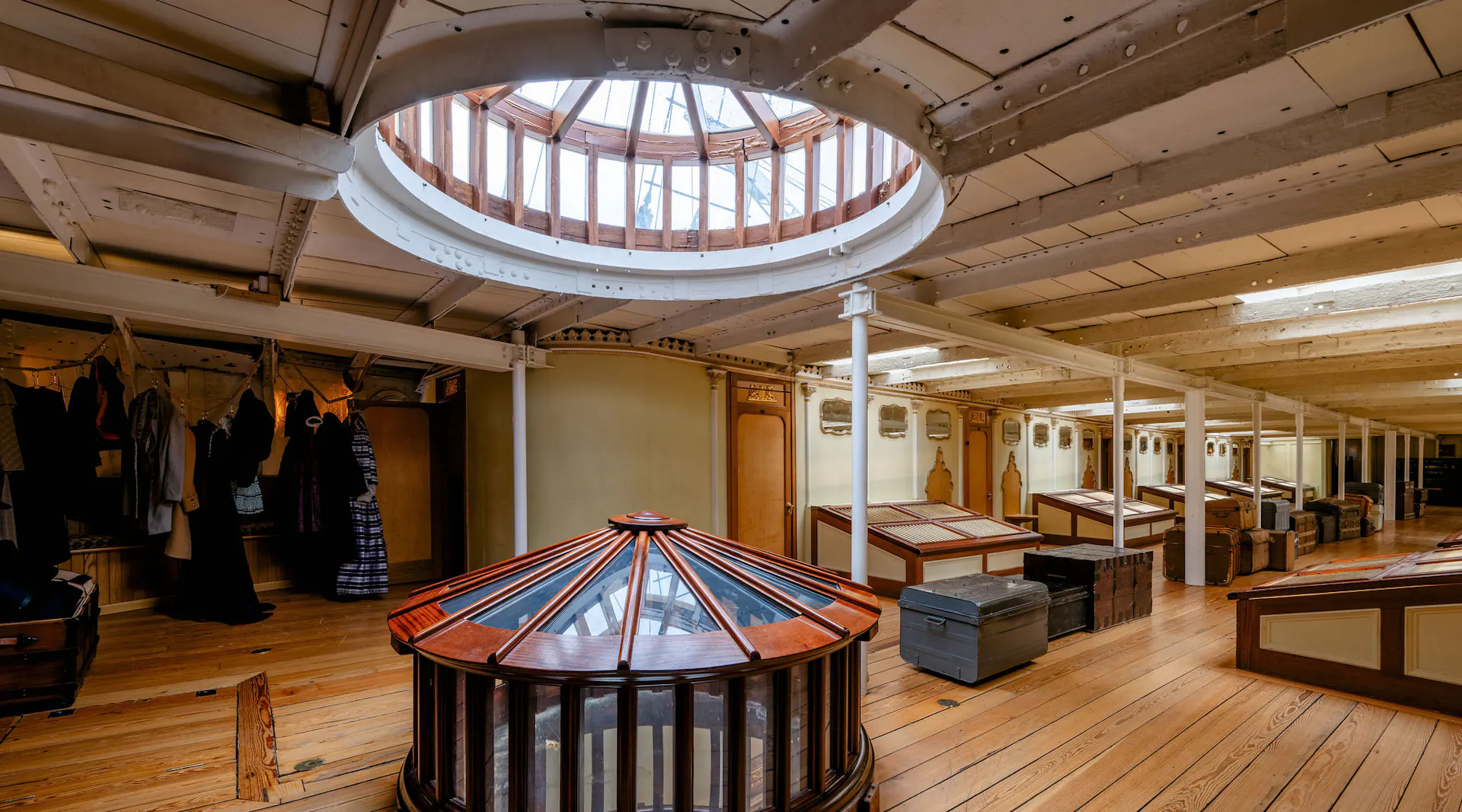 Bristol Dockyards Promenade Deck aboard the SS Great Britain