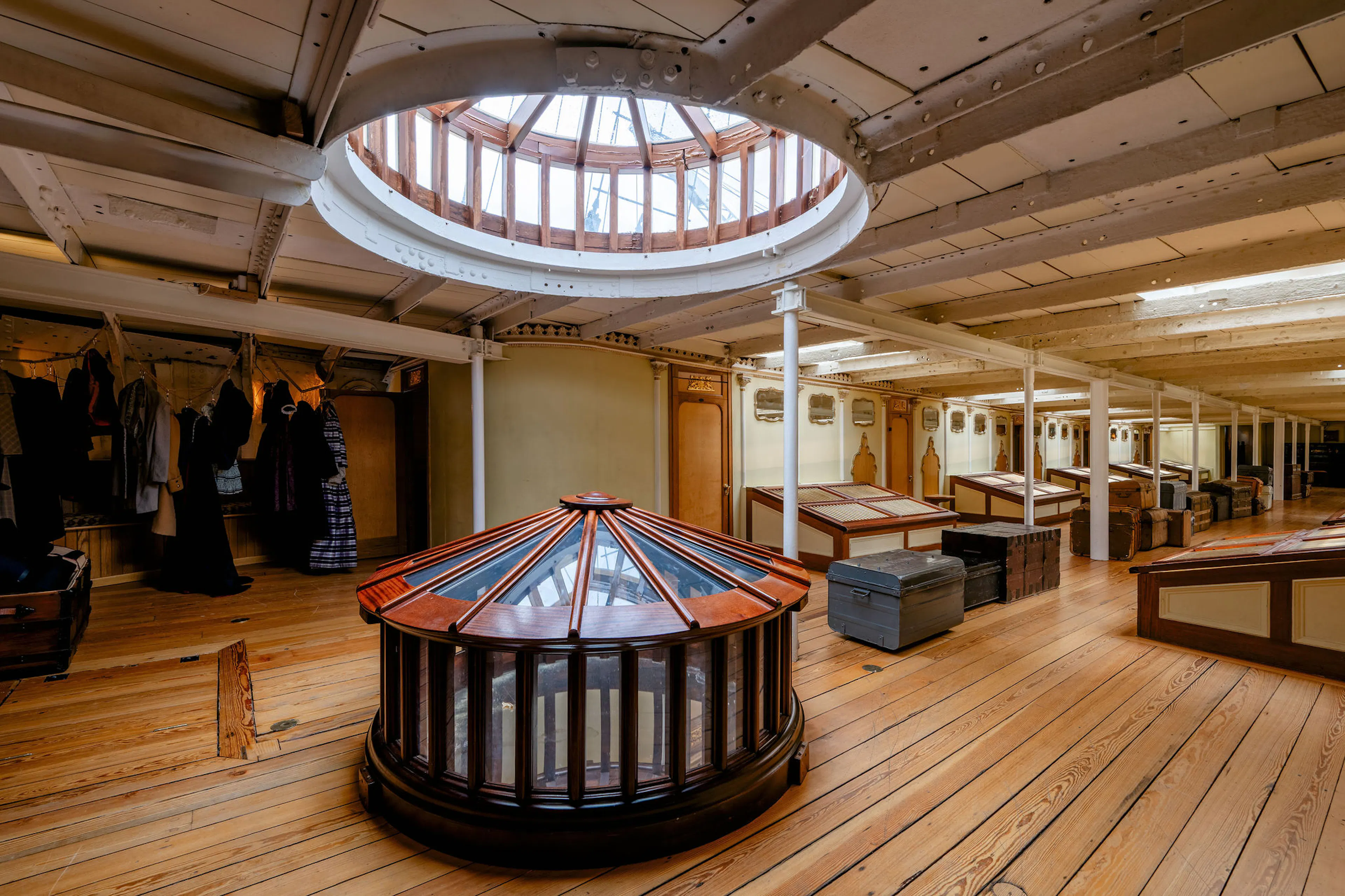 Bristol Dockyards Promenade Deck aboard the SS Great Britain
