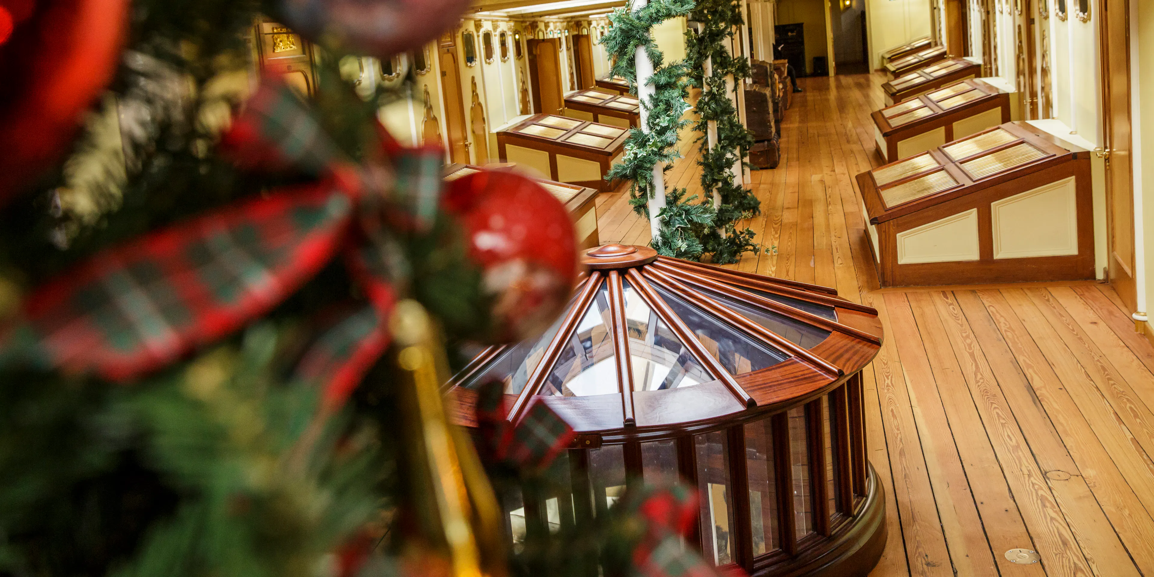 Bristol Dockyards SS Great Britain Decorated for Christmas 