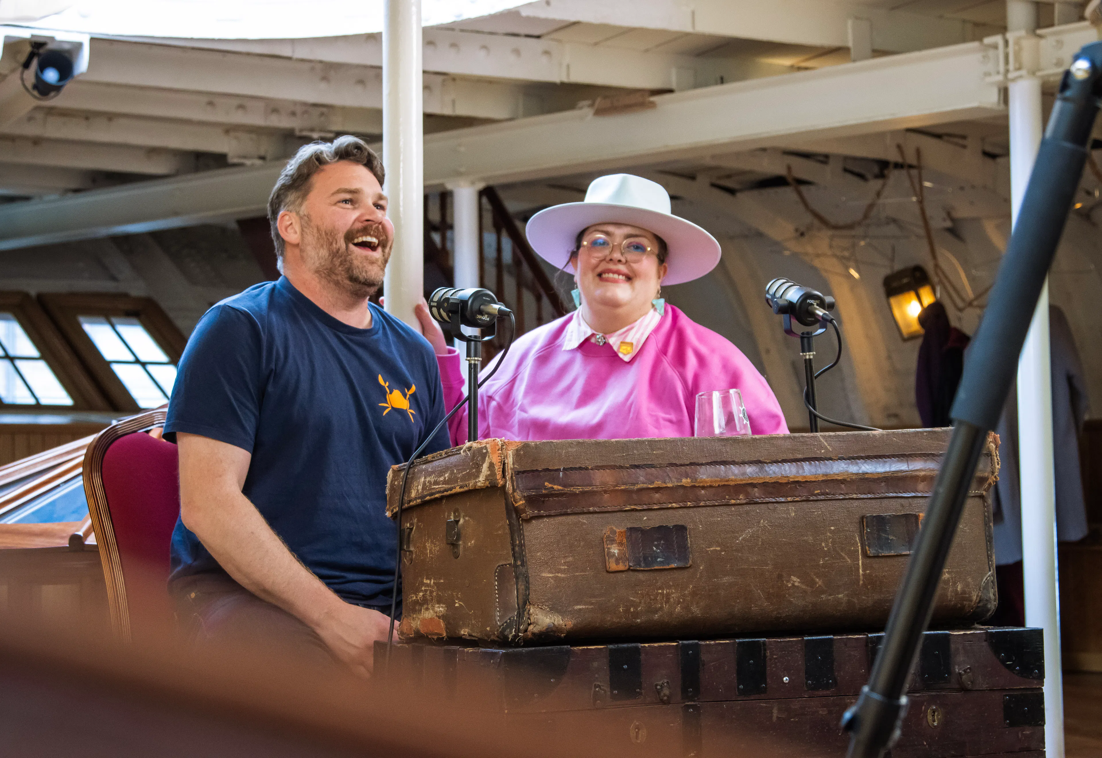 Bristol Dockyards filming aboard the ship