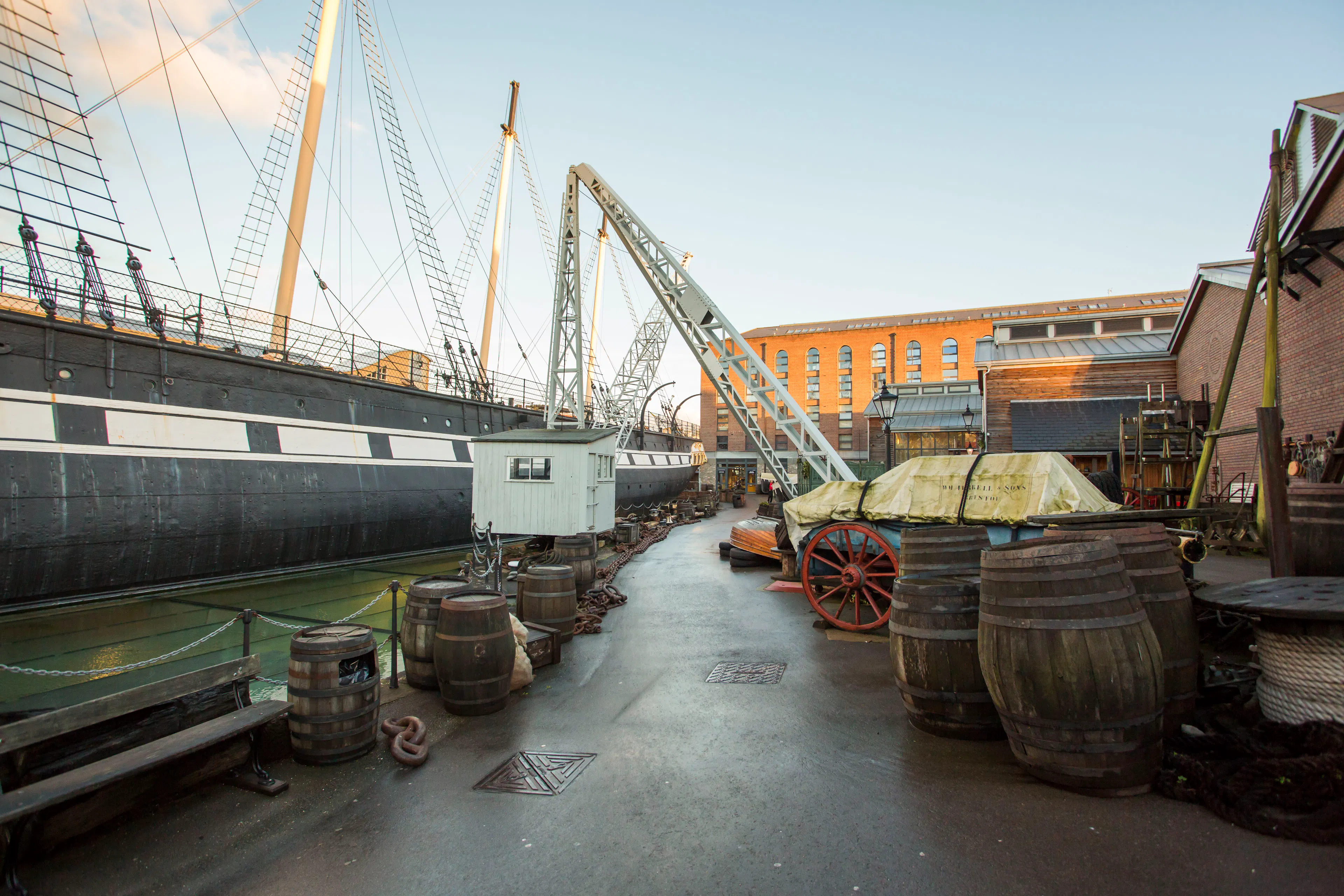 Bristol Dockyards 19th century dockyard