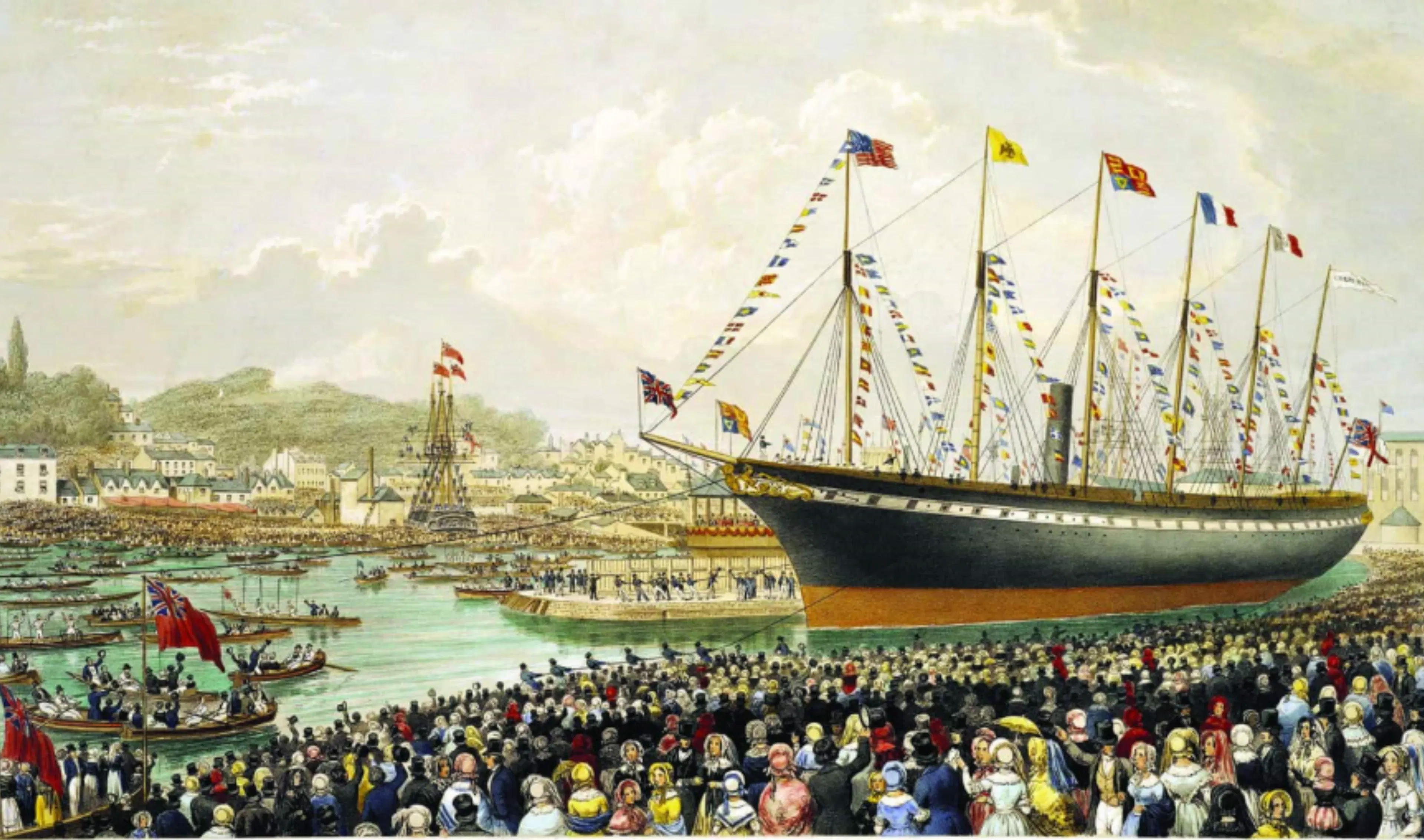 The Launch of the SS Great Britain, 1843