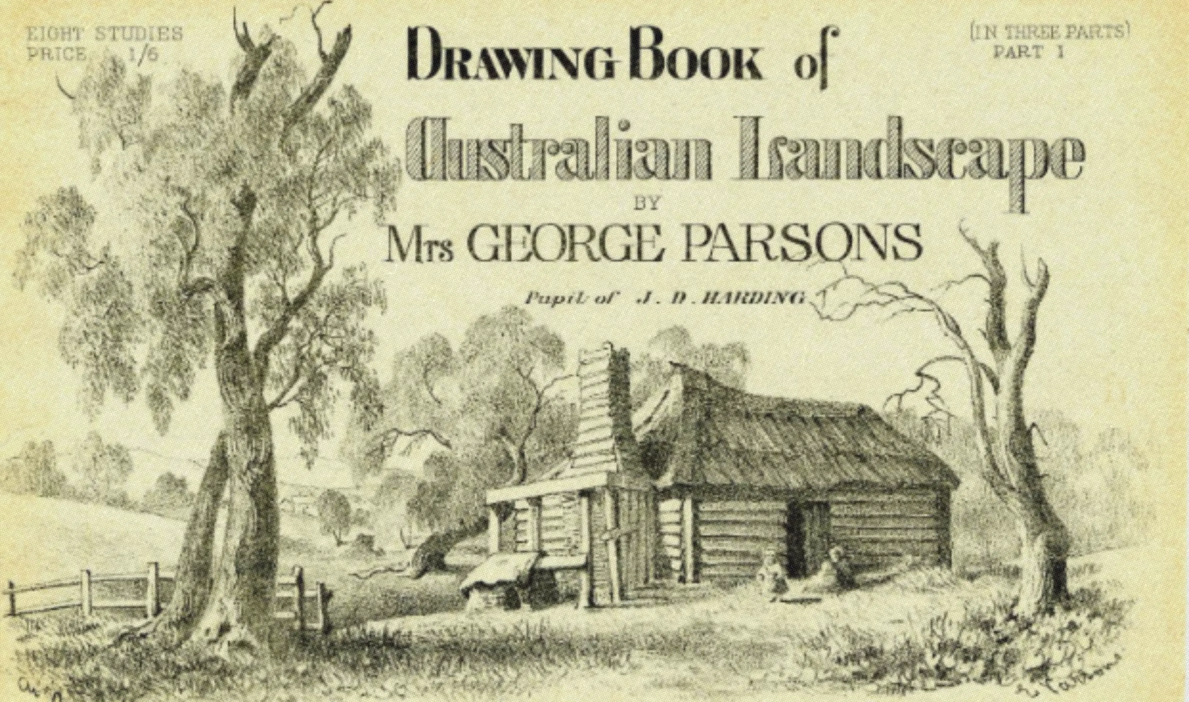 Passenger Elizabeth Parsons’ Drawing Book, 1882