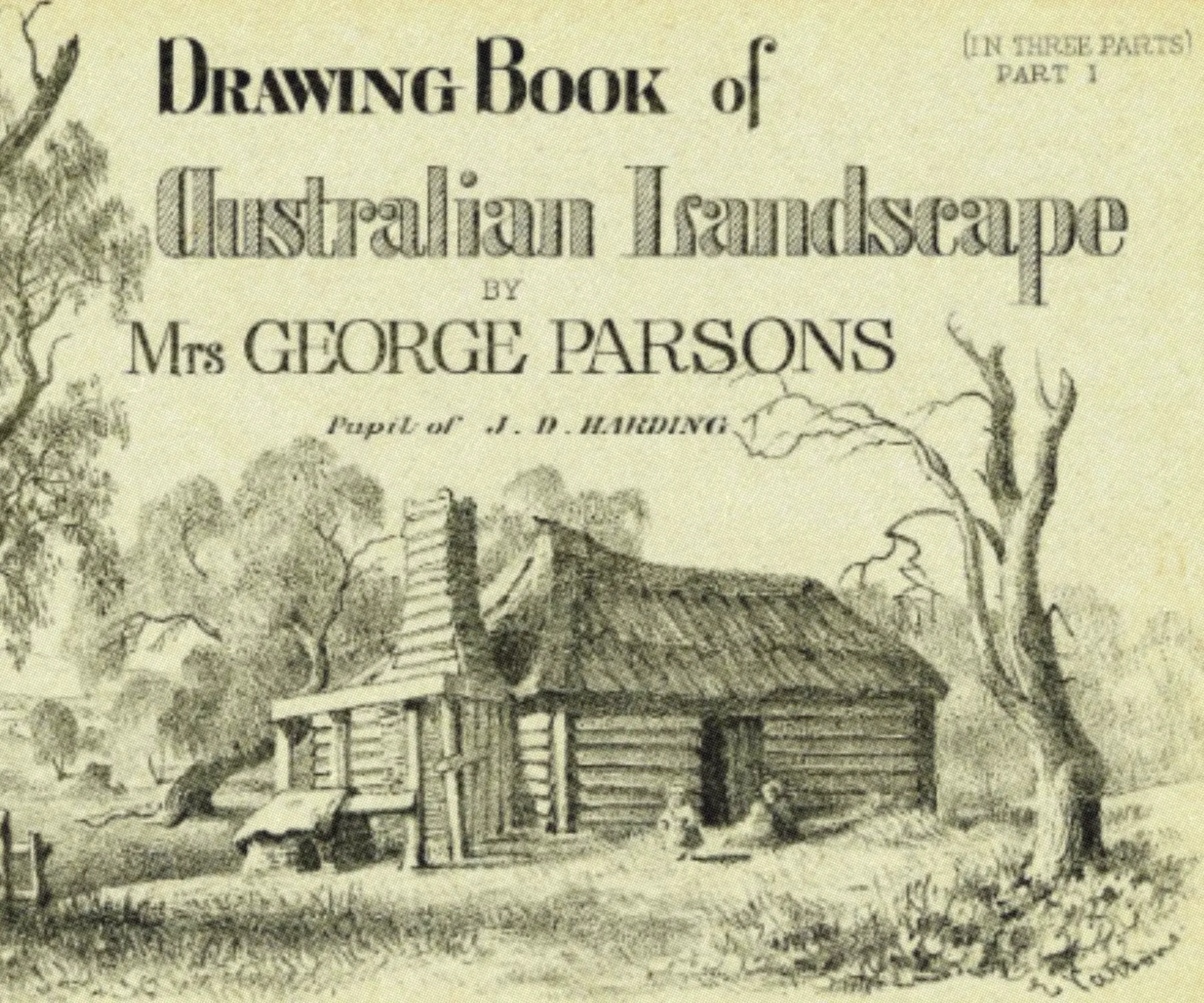 Passenger Elizabeth Parsons’ Drawing Book, 1882