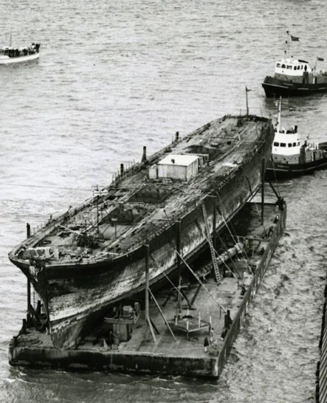 SS Great Britain returning to Bristol - image from the Bristol Dockyards archive