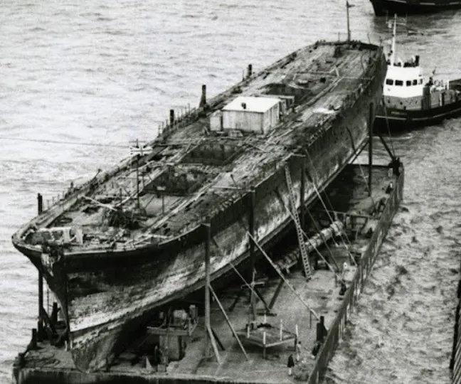 SS Great Britain returning to Bristol - image from the Bristol Dockyards archive