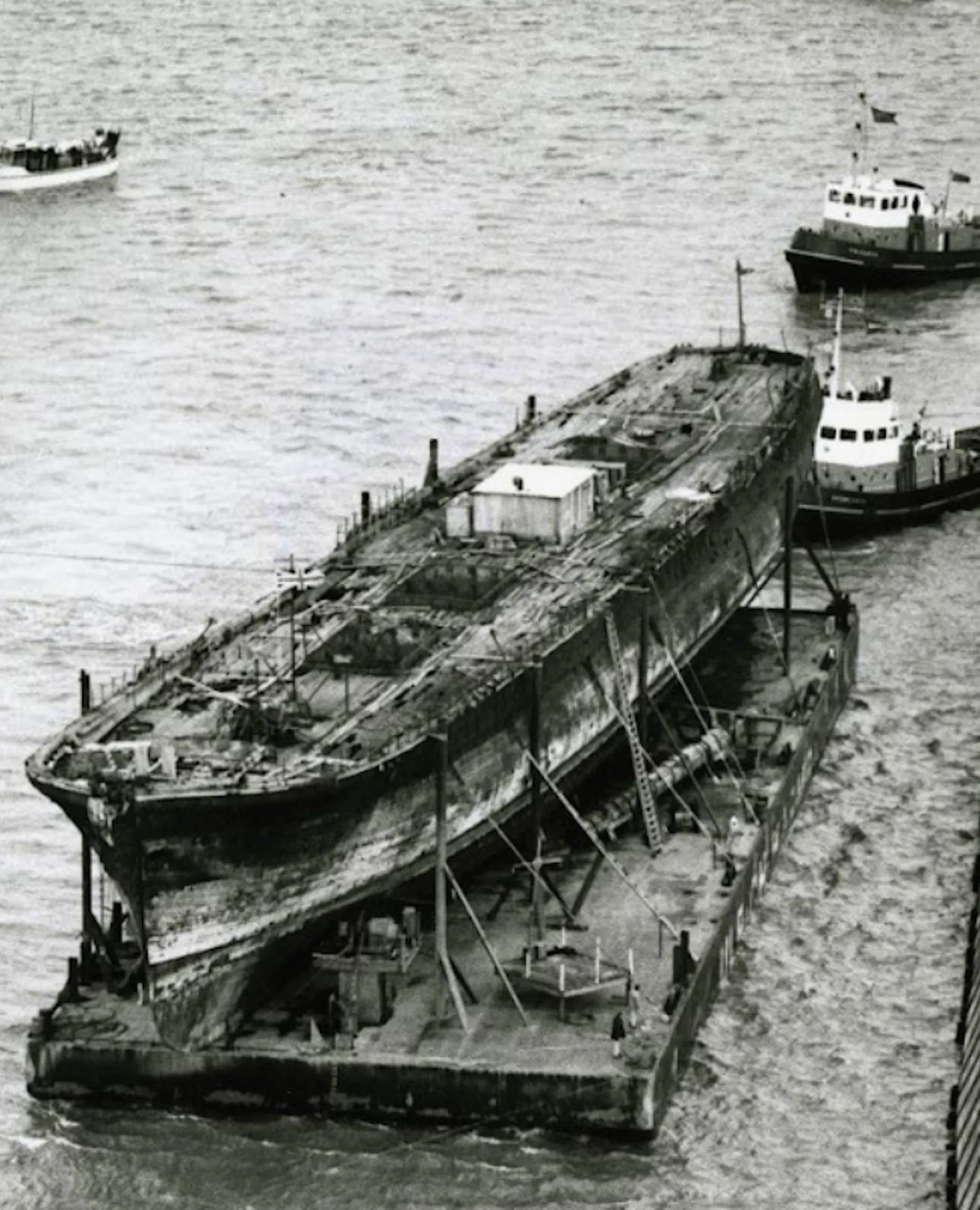 SS Great Britain returning to Bristol - image from the Bristol Dockyards archive