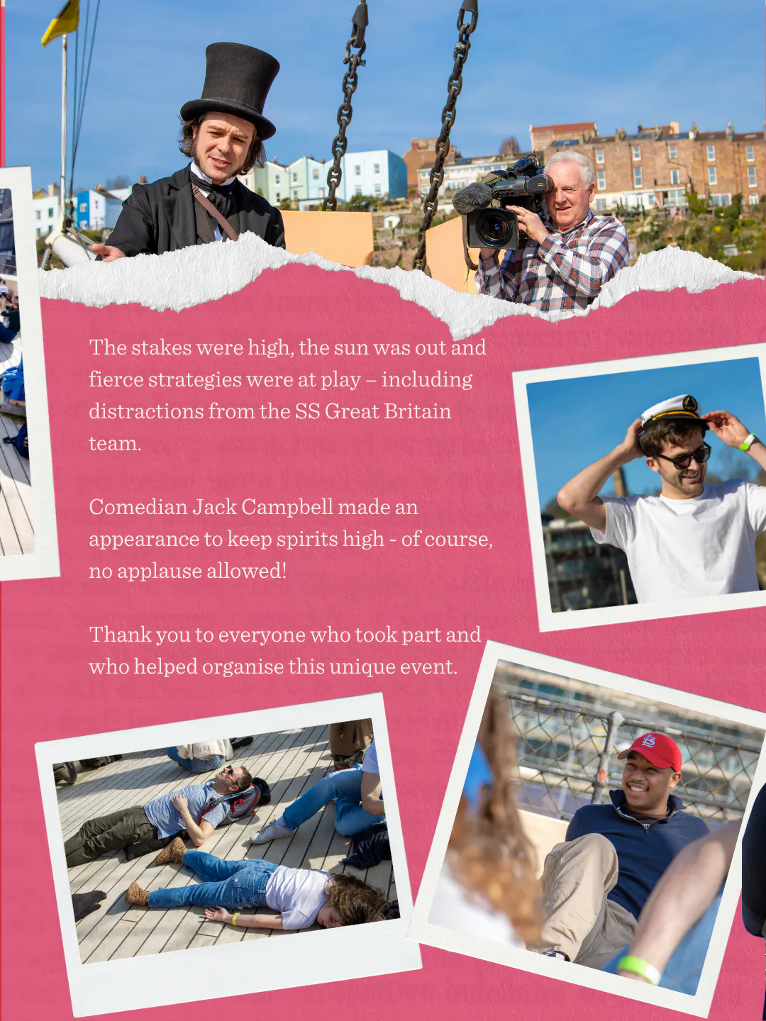 April Dockyard Diary Collage