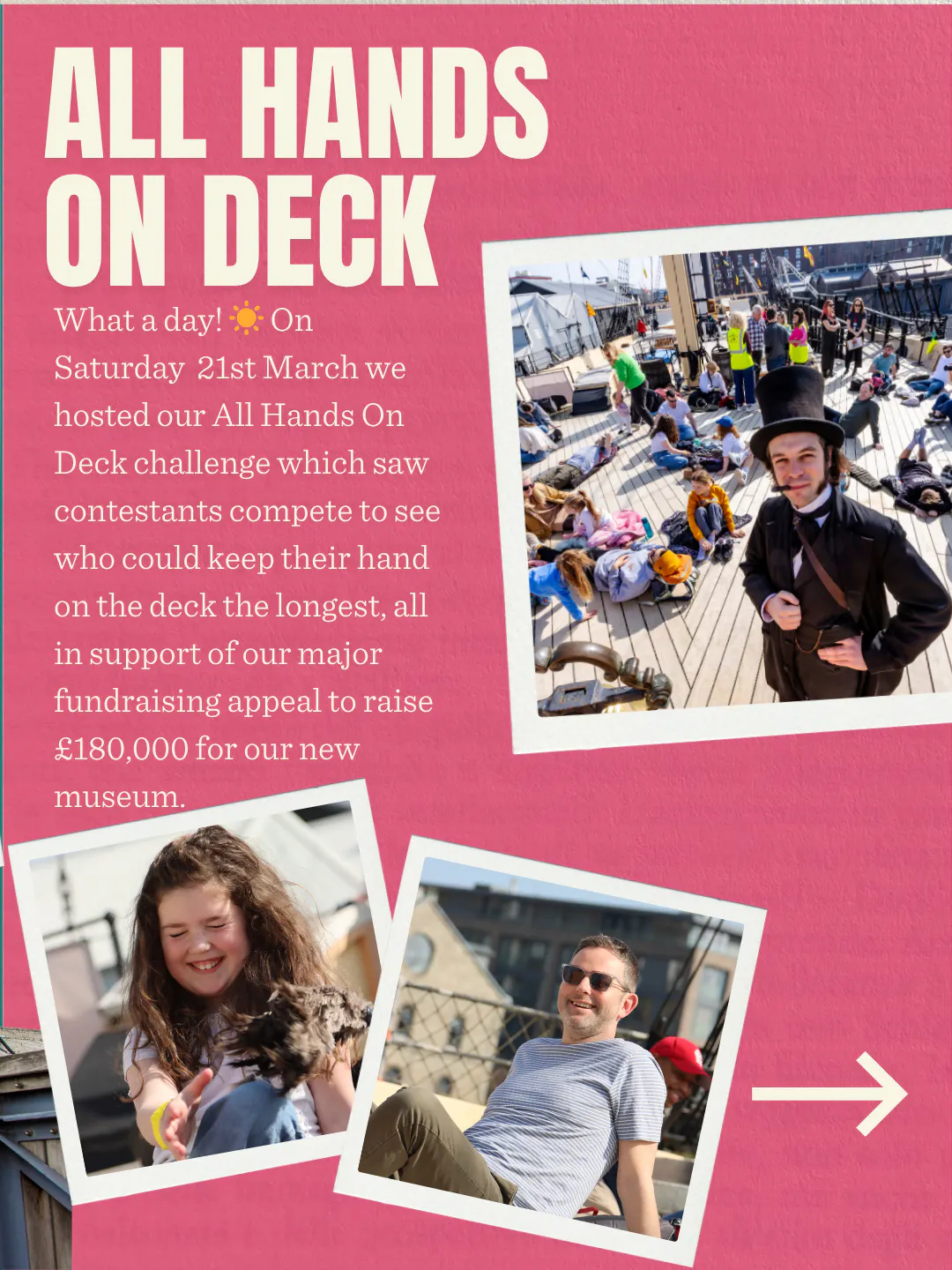 April Dockyard Diary Collage