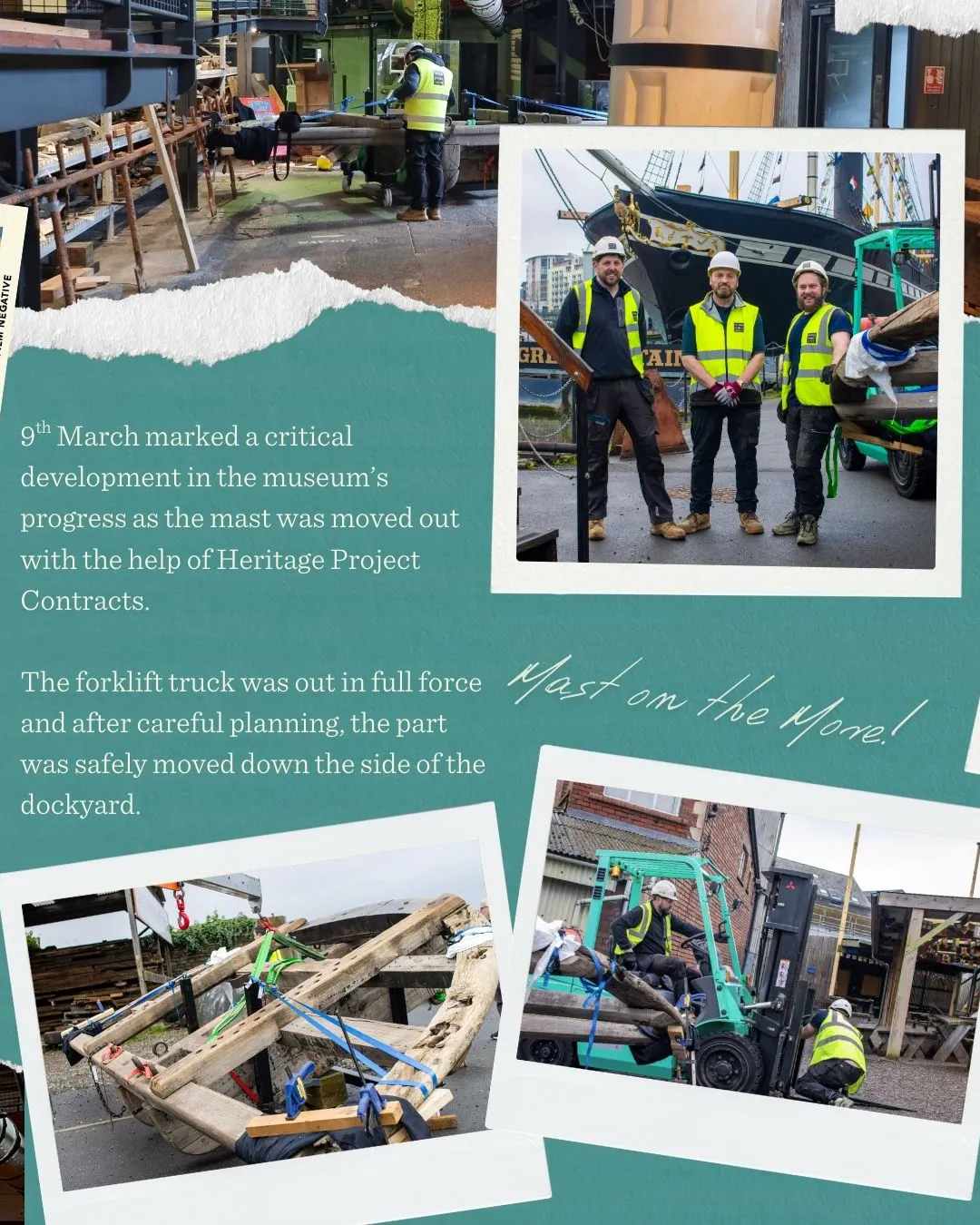 March Dockyard Diary Collage