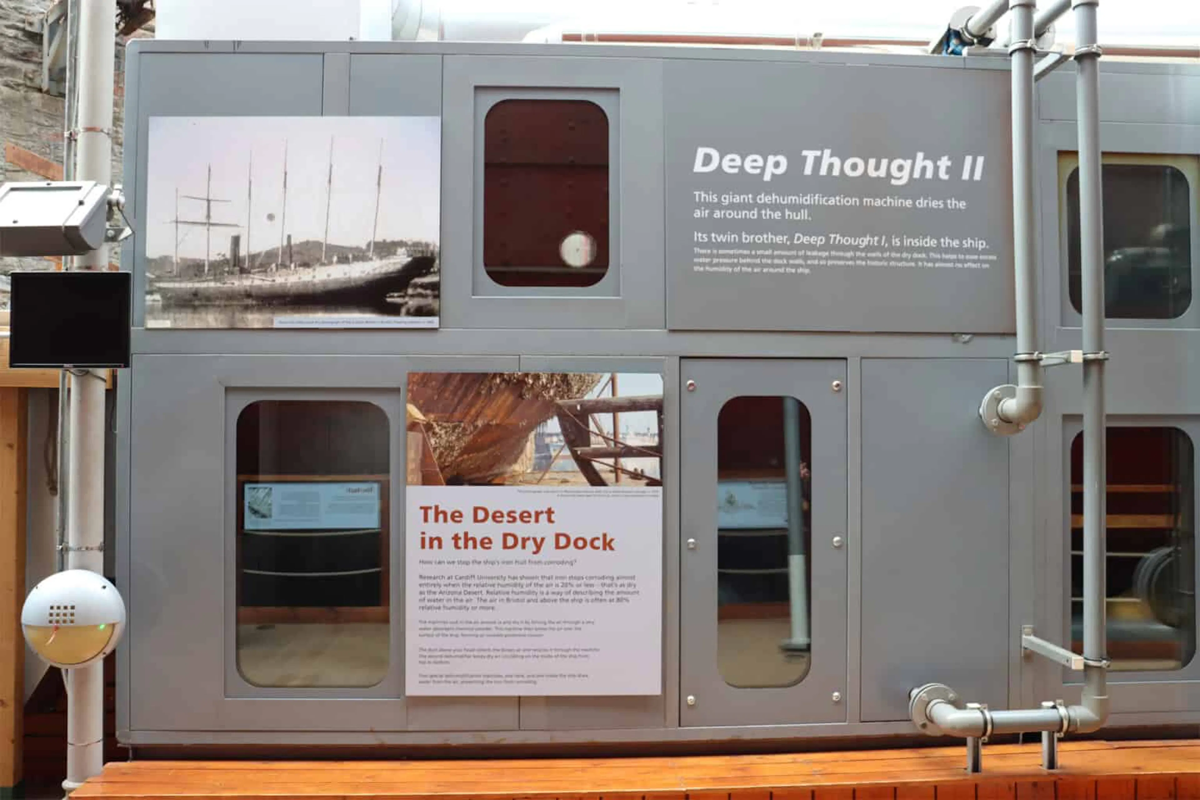 Image of the ship's dehumidifier system