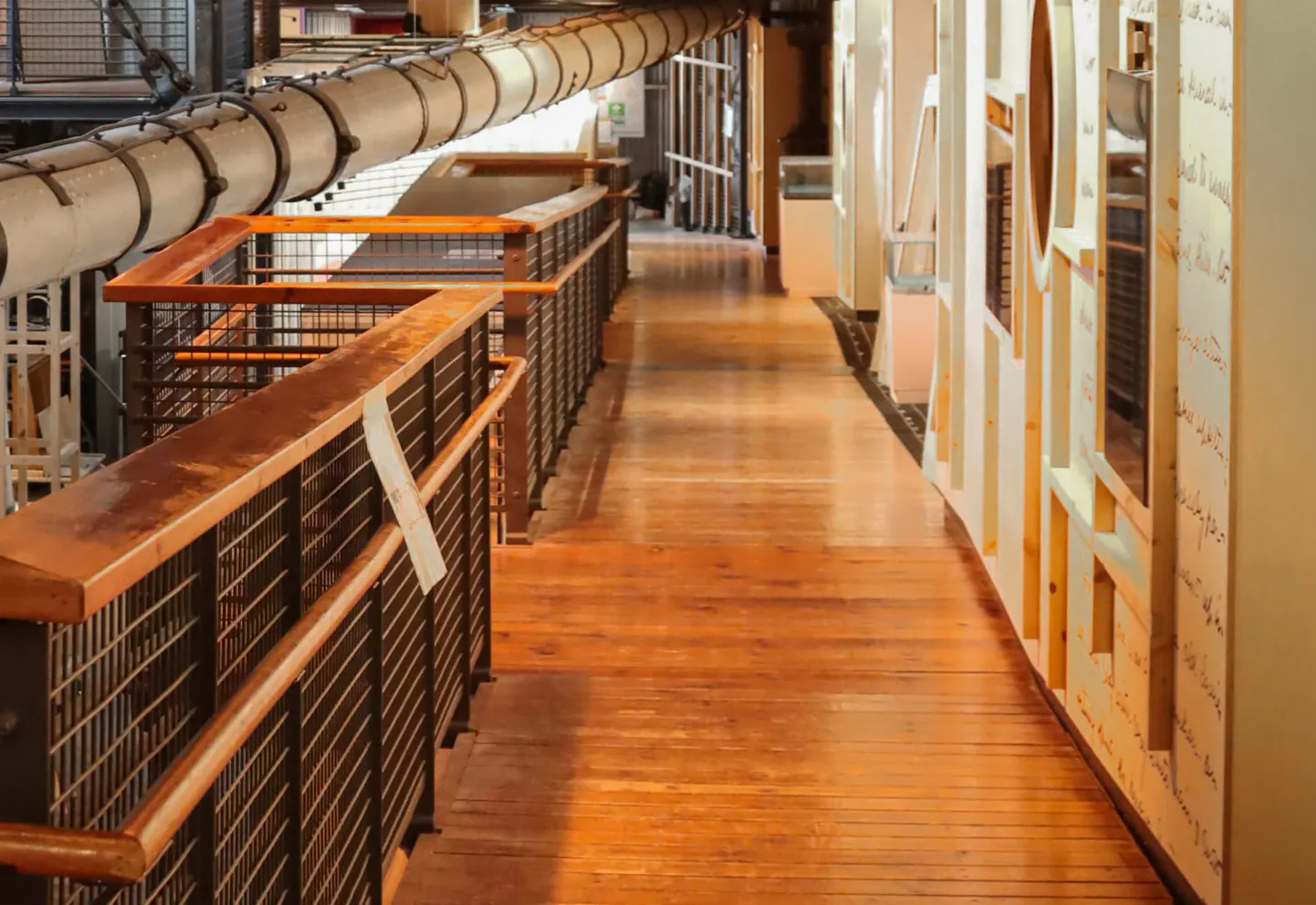 Inside the SS Great Britain Museum Refurb where you can sponsor a plank
