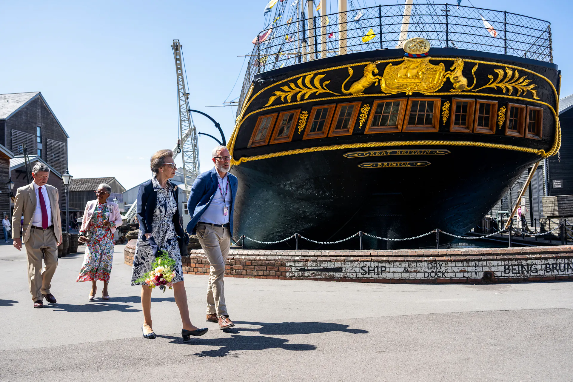 Images of HRH the Princess Royal opening and visiting the new museum 