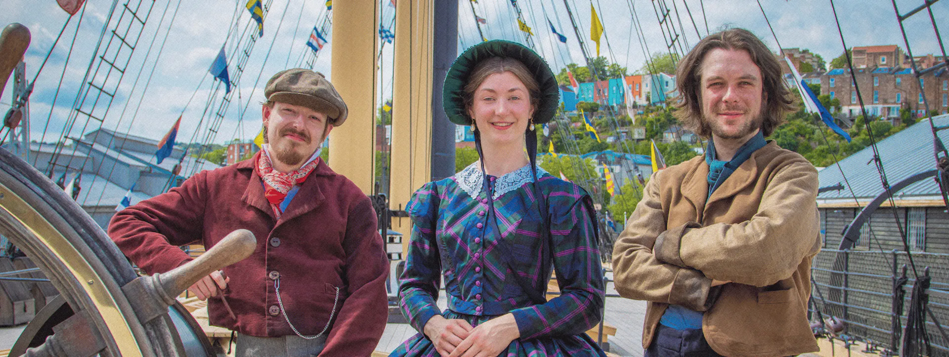 Voyager Voices Tour of the SS Great Britain with Costumed guides 