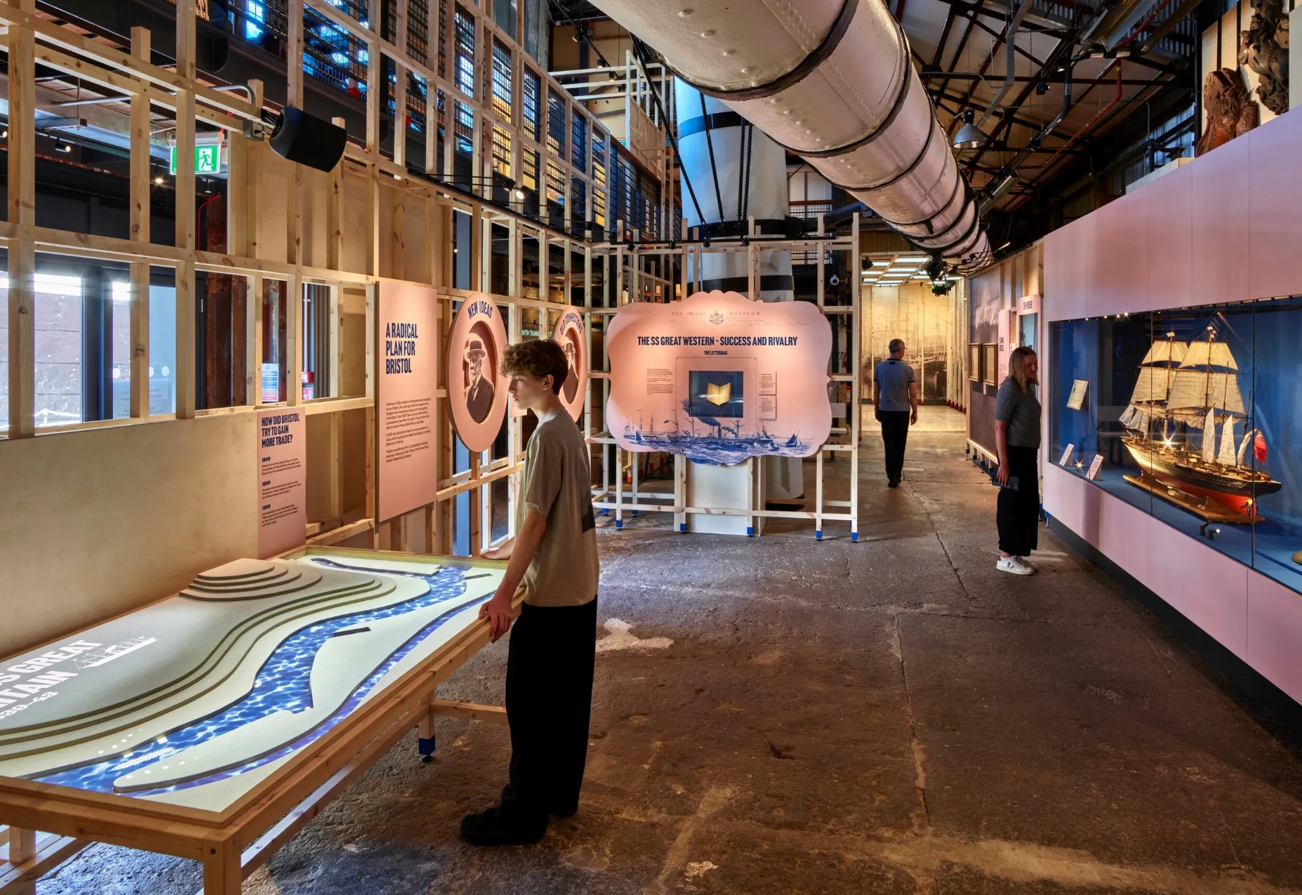 Inside the new SS Great Britain Experience Museum at Bristol Dockyards