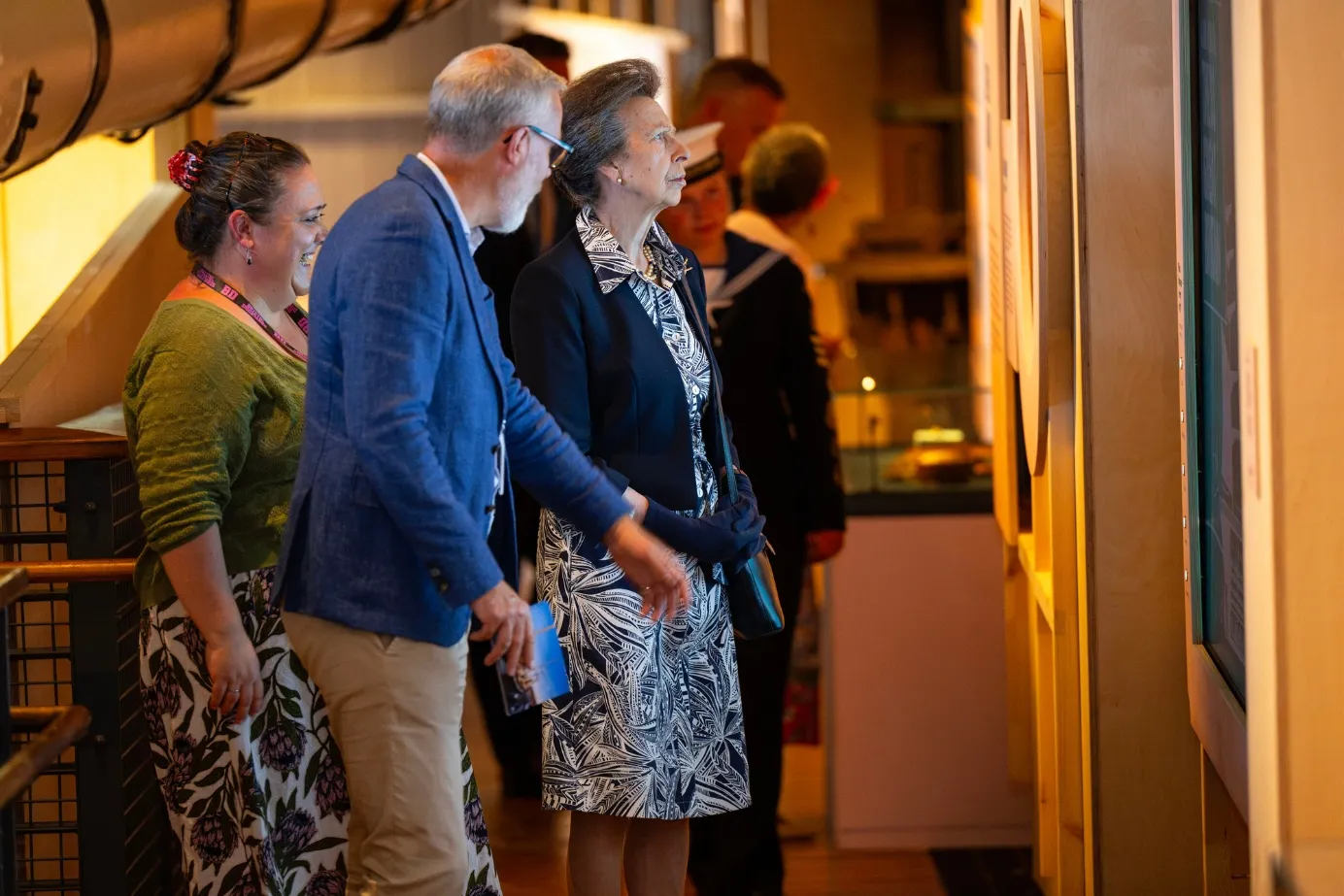 Her Royal Highness The Princess Royal visits the new SS Great Britain Experience Museum at Bristol Dockyards