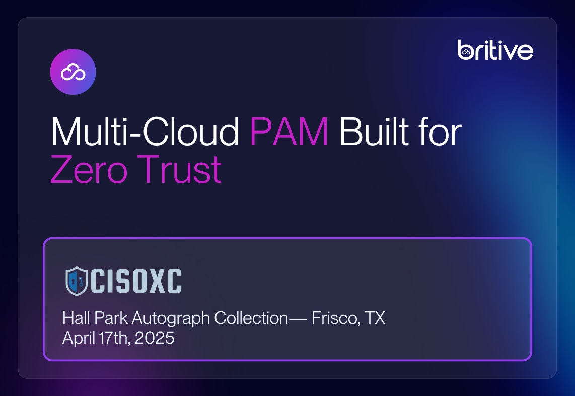 CISO XC Multi-Cloud PAM Built for Zero Trust