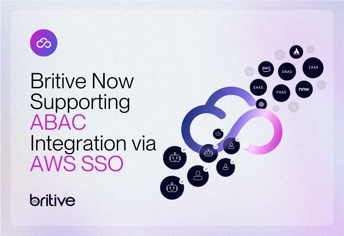 Britive Now Supporting ABAC Integration via AWS SSO