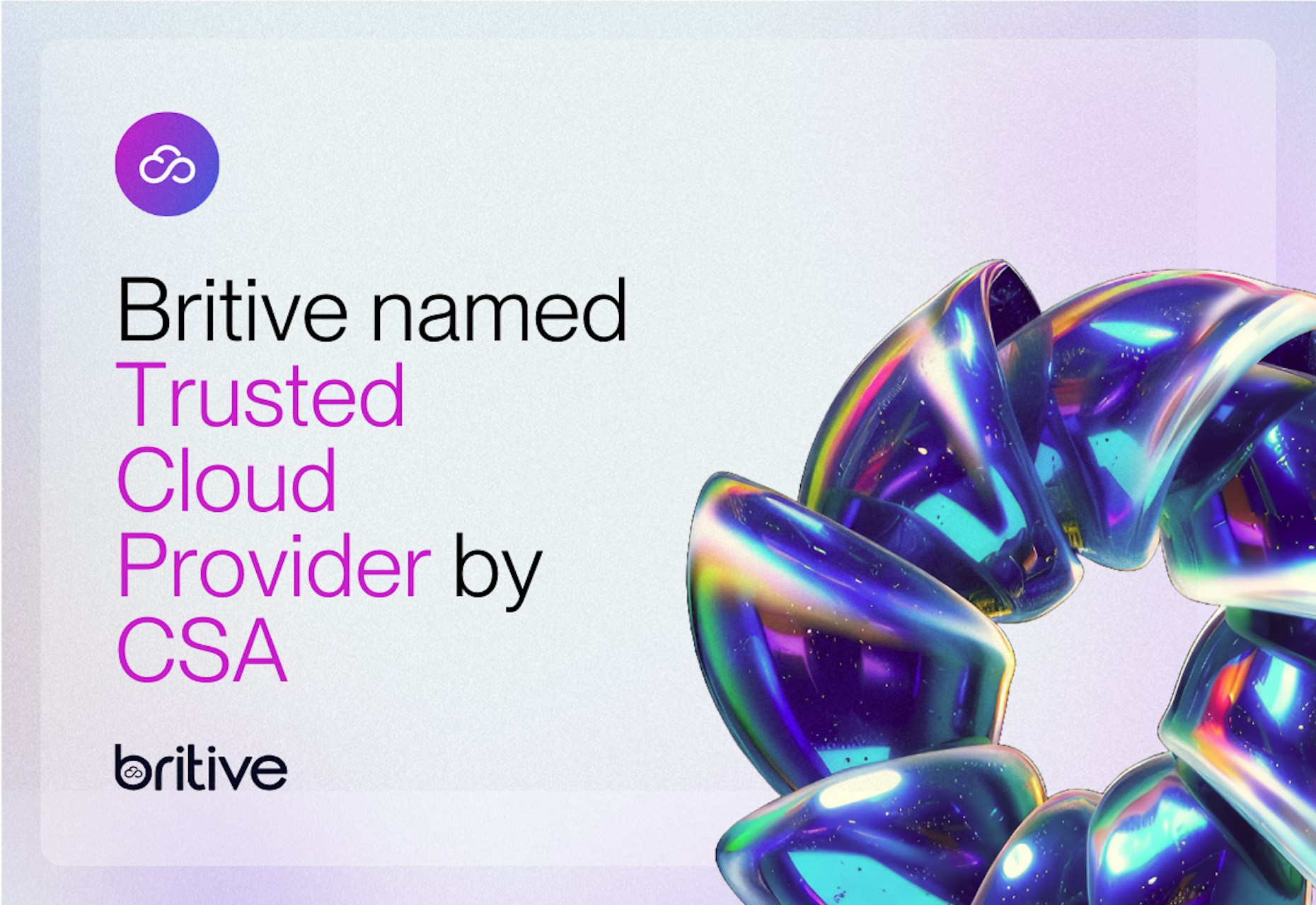 Britive named Trusted Cloud Provider by CSA
