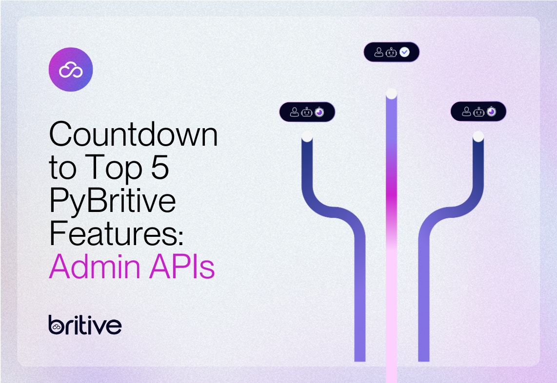 Countdown to Top 5 PyBritive Features: Admin APIs