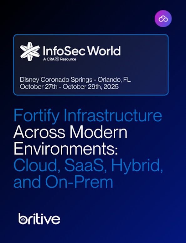 fortify infrastructure across modern environments - infosecworld britive