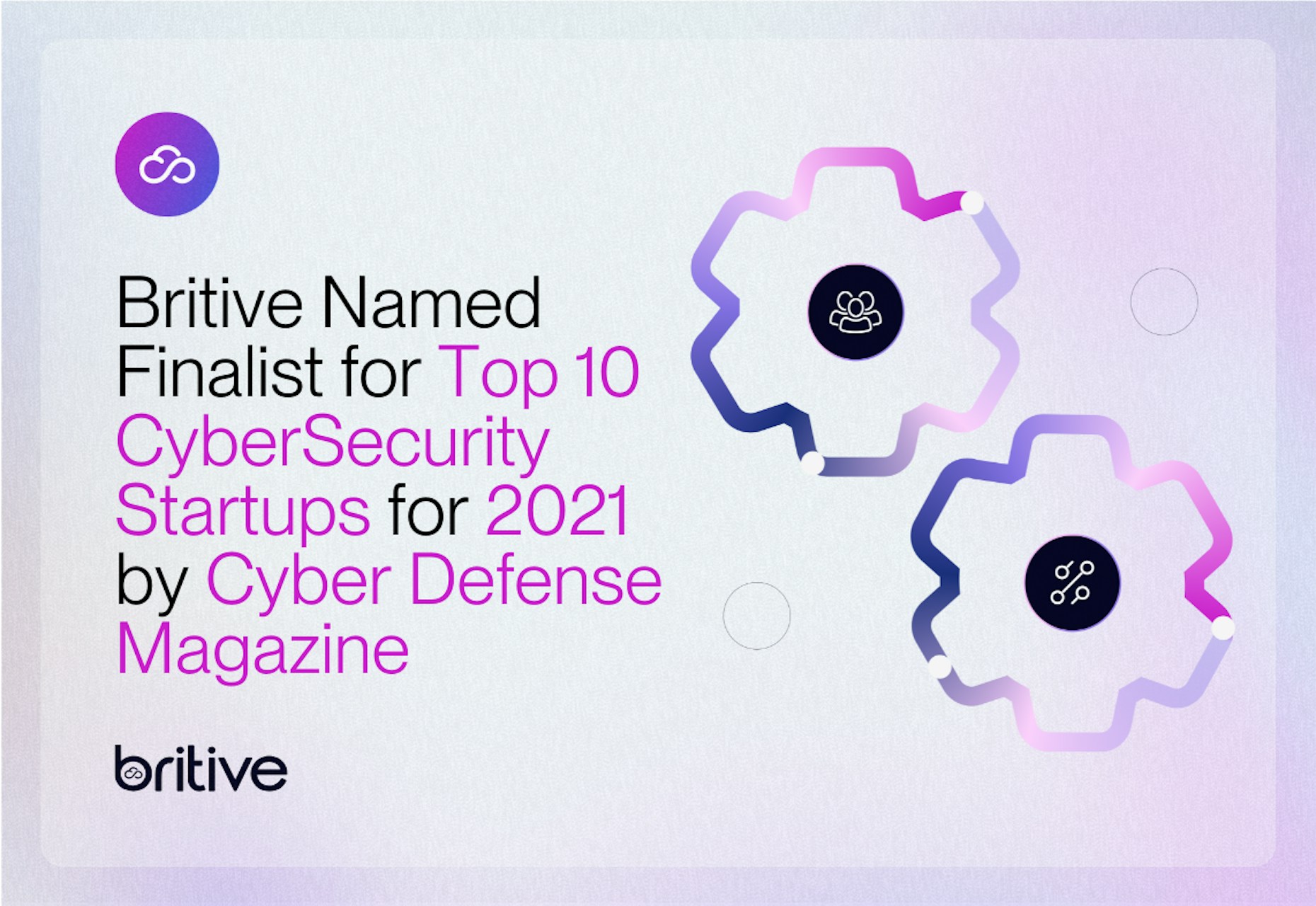 Britive Named Finalist for Top 10 Cybersecurity Startups for 2021 by Cyber Defense Magazine