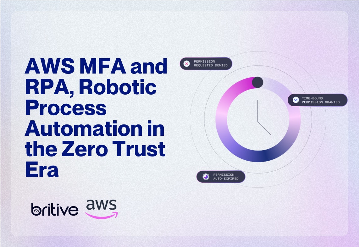 AWS MFA and RPA, Robotic Process Automation in the Zero Trust Era