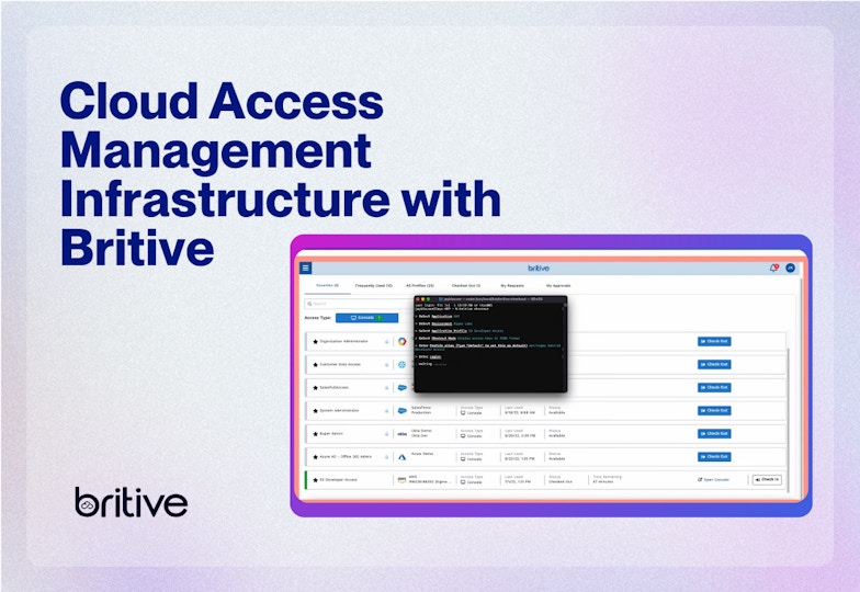 Cloud Access Management Infrastructure With Britive