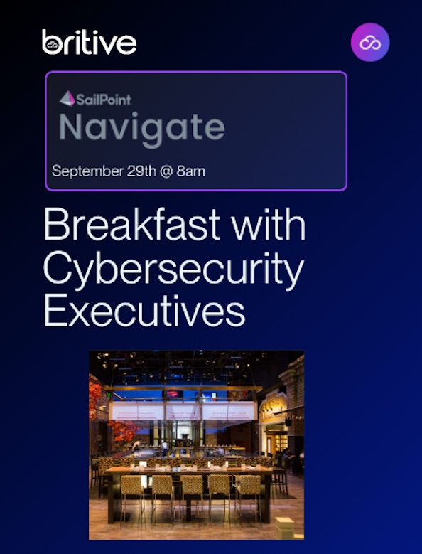 breakfast by britive at sailpoint navigate