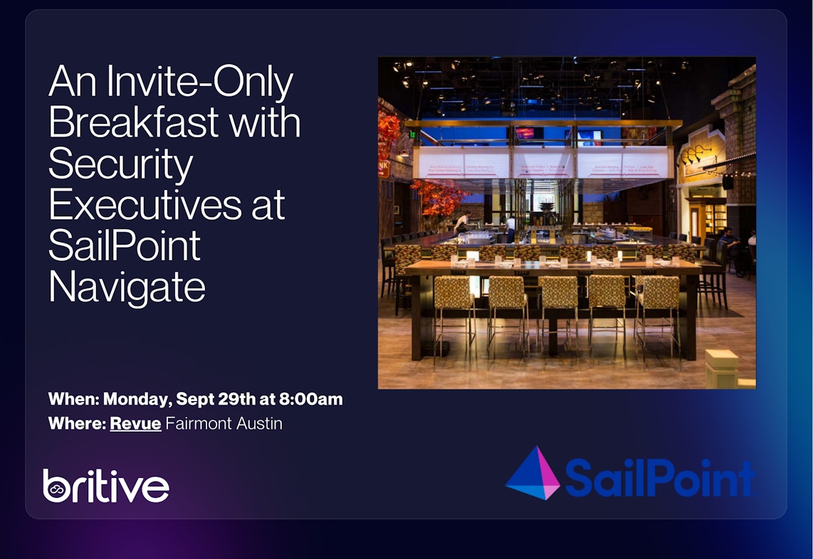 Breakfast by Britive at Navigate 2025